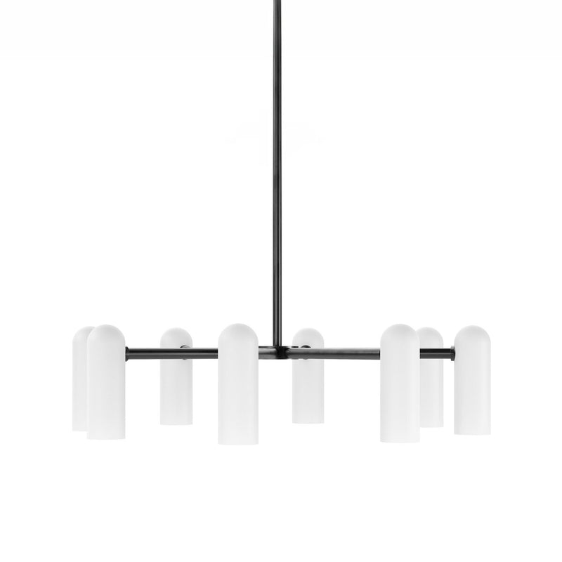Odyssey Round Md Chandelier - Black Gunmetal