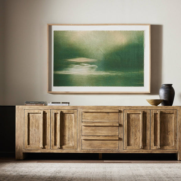 Skyline Film Rowing Docks At Altas 1  by Toni Toscano - White Oak