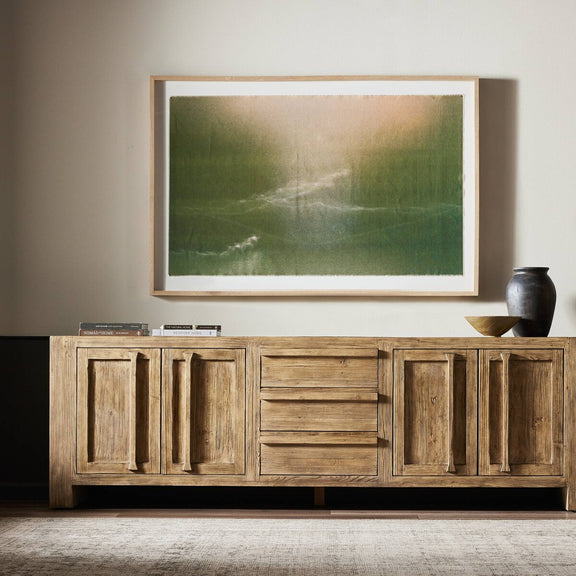 Skyline Film Rowing Docks At Altas 2  by Toni Toscano - White Oak