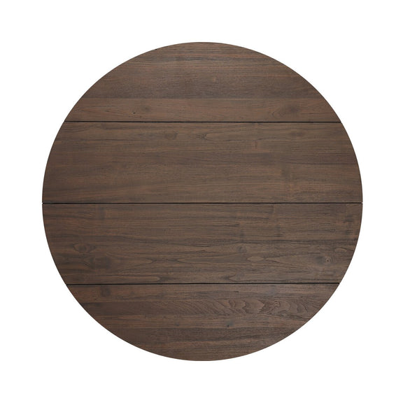 Roca Outdoor Round Coffee Table - Stained Heritage Brown-fsc