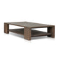 Roca Outdoor Coffee Table - Stained Heritage Brown-fsc