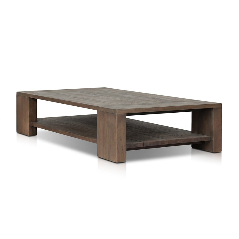 Roca Outdoor Coffee Table - Stained Heritage Brown-fsc