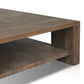 Roca Outdoor Coffee Table - Stained Heritage Brown-fsc