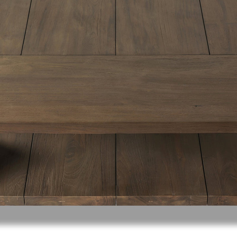 Roca Outdoor Coffee Table - Stained Heritage Brown-fsc