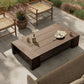 Roca Outdoor Coffee Table - Stained Heritage Brown-fsc