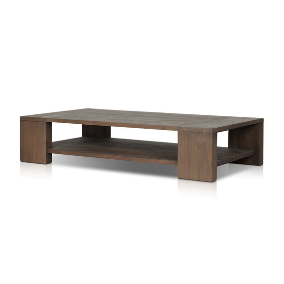 Roca Outdoor Coffee Table - Stained Heritage Brown-fsc