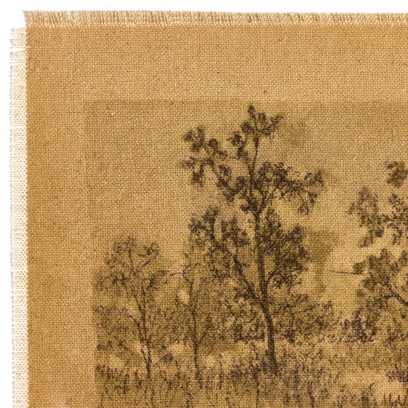 Untitled I by Aileen Fitzgerald - Rustic Walnut