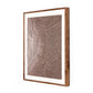 Rock Face At Full Moon by Molly Franken - Rustic Walnut