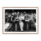 Joe Dimaggio Signing Autotgraphs by Getty Images - Rustic Walnut