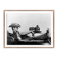 James Dean In Motion Picture Giant by Getty Images - Rustic Walnut