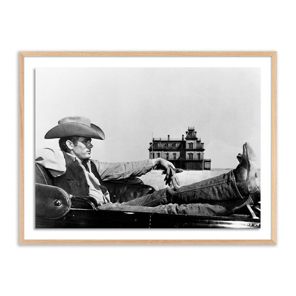 James Dean In Motion Picture Giant by Getty Images - White Oak