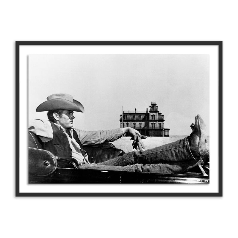 James Dean In Motion Picture Giant by Getty Images - Black Maple