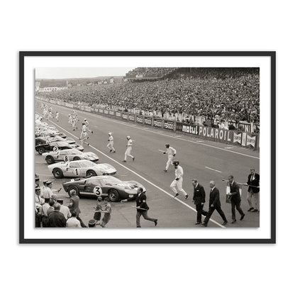 Start Of The Le Mans Race by Getty Images - Black Maple