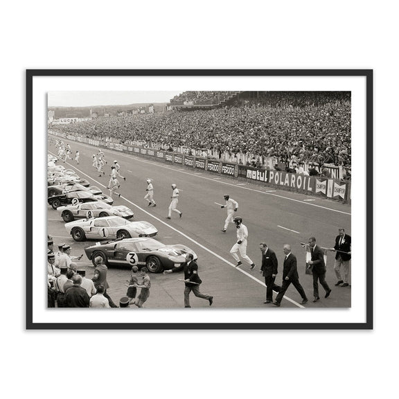 Start Of The Le Mans Race by Getty Images - Black Maple