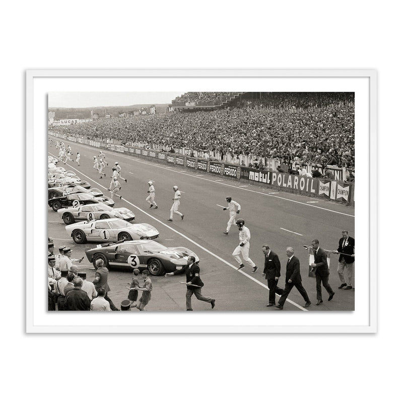 Start Of The Le Mans Race by Getty Images - White Maple