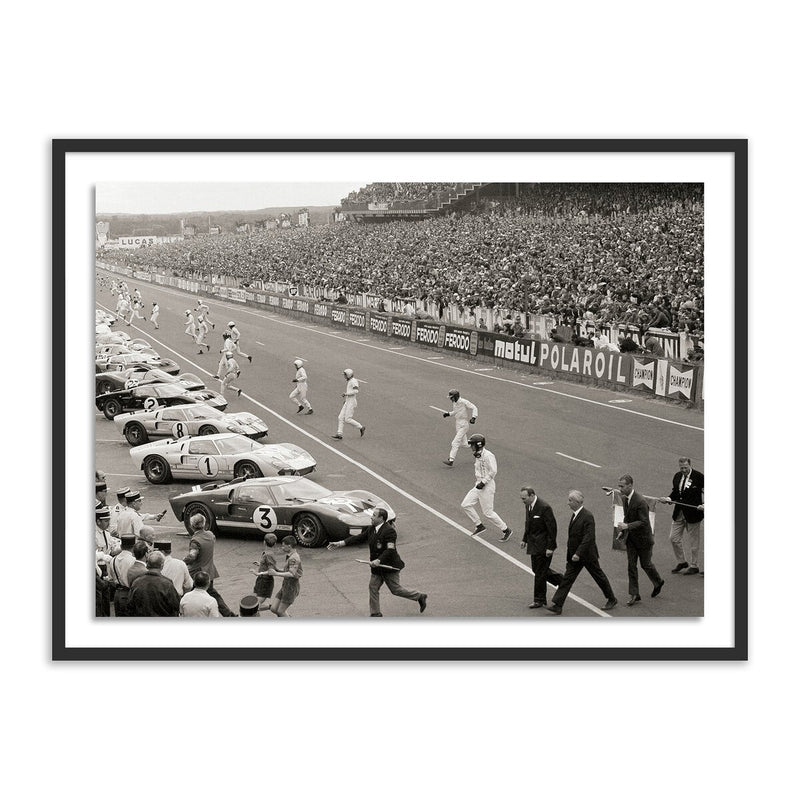 Start Of The Le Mans Race by Getty Images - Black Maple
