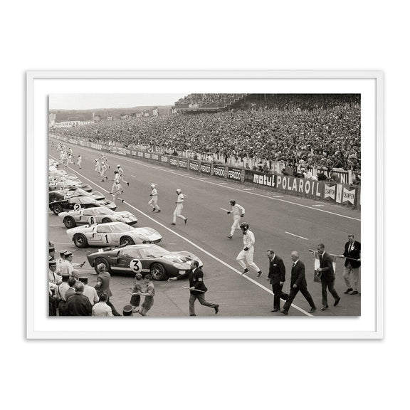 Start Of The Le Mans Race by Getty Images - White Maple