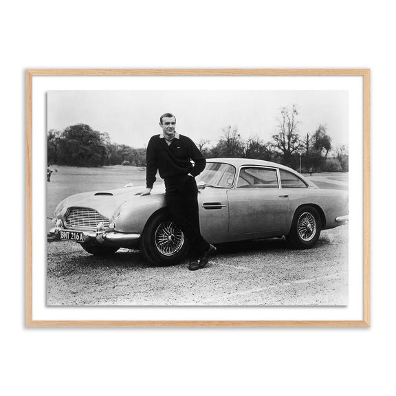 Sean Connery With 00'S Aston Martin - White Oak