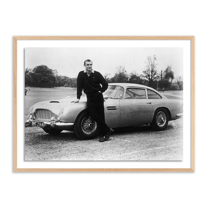 Sean Connery With 00'S Aston Martin - White Oak