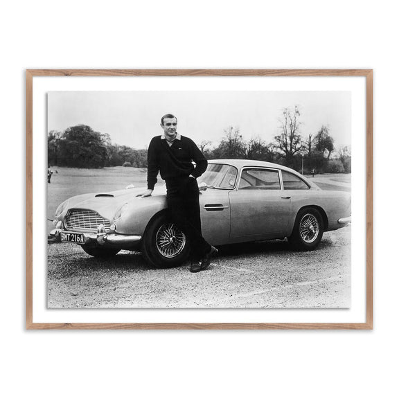 Sean Connery With 00'S Aston Martin - Rustic Walnut