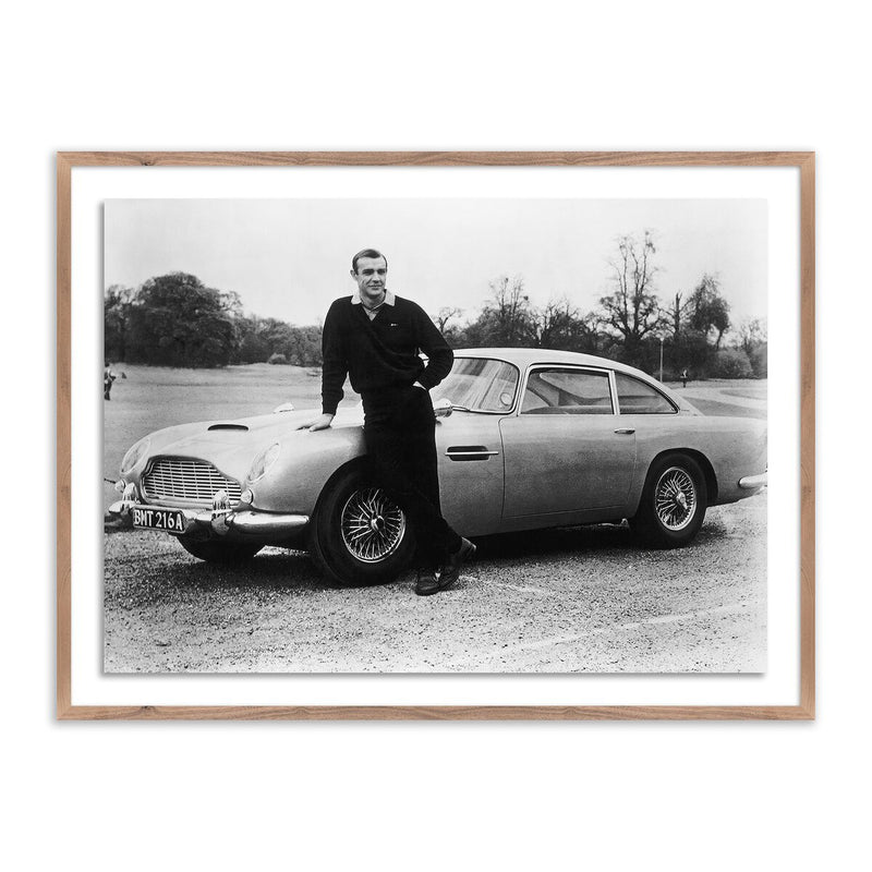 Sean Connery With 00'S Aston Martin - Rustic Walnut