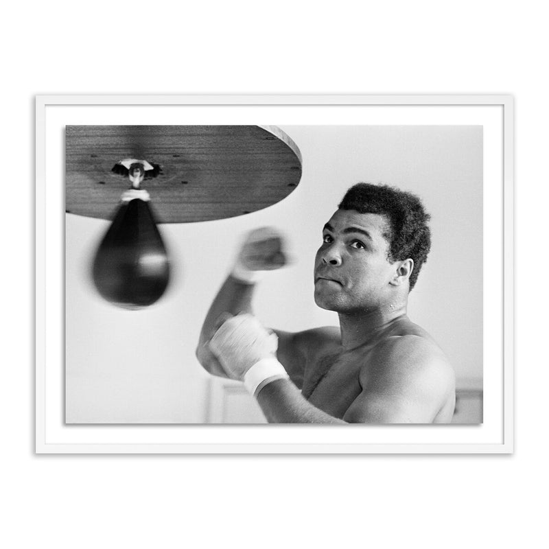Muhammad Ali Punching Bag by Getty Images - White Maple