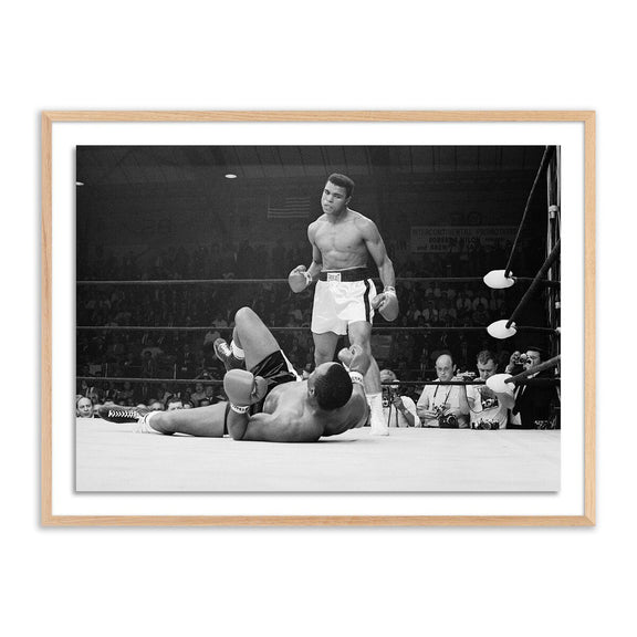 Boxers Muhammad Ali and Sonny Liston Fighting - White Oak