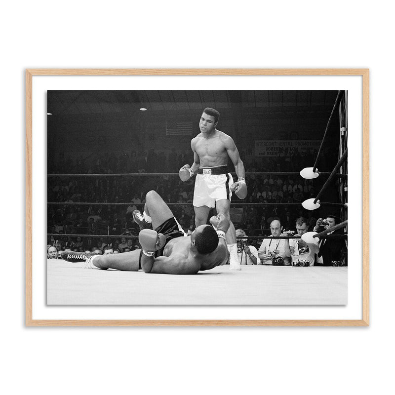Boxers Muhammad Ali and Sonny Liston Fighting - White Oak