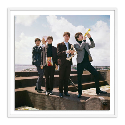 Beatles Portrait	by Getty Images - White Maple