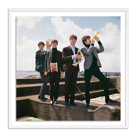 Beatles Portrait	by Getty Images - White Maple