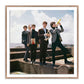 Beatles Portrait	by Getty Images - Rustic Walnut