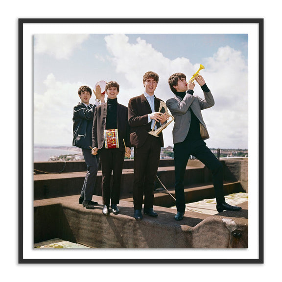 Beatles Portrait	by Getty Images - Black Maple