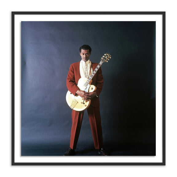 Chuck Berry Portrait Session	by Getty Images - Black Maple
