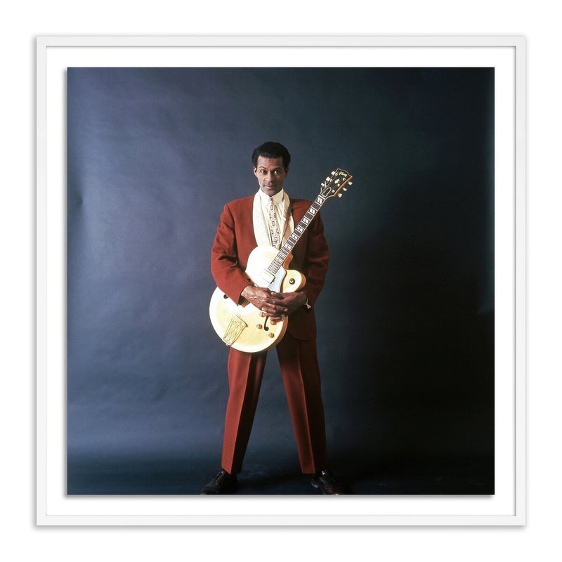 Chuck Berry Portrait Session	by Getty Images - White Maple