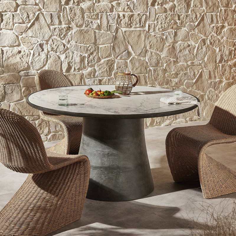 Balboa Outdoor Dining Table 55"