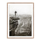 Photographer In Yosemite Valley	by Getty Images - Rustic Walnut