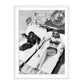 Woman Sunbathing With Chimpanzee	by Getty Images - White Maple