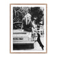 Brigitte Bardot With Dashchund	by Getty Images - Rustic Walnut