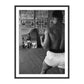 Cassius Clay Watching Himself In A Mirror - Black Maple