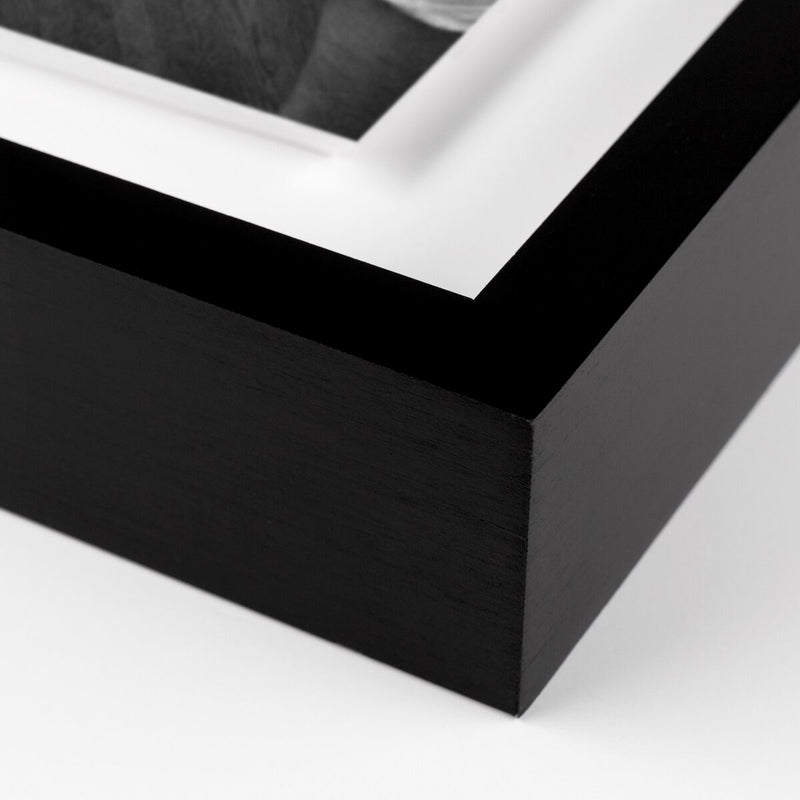 Cassius Clay Watching Himself In A Mirror - Black Maple