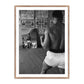 Cassius Clay Watching Himself In A Mirror - Rustic Walnut