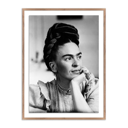 Frida Kahlo by Getty Images - Rustic Walnut