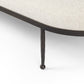 Corinne Cocktail Ottoman - Crete Pebble