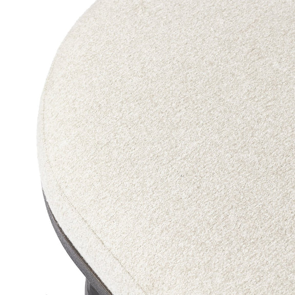 Corinne Cocktail Ottoman - Crete Pebble