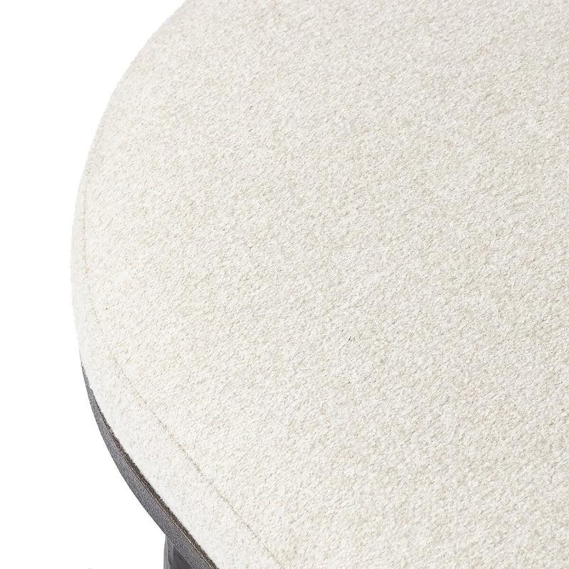 Corinne Cocktail Ottoman - Crete Pebble