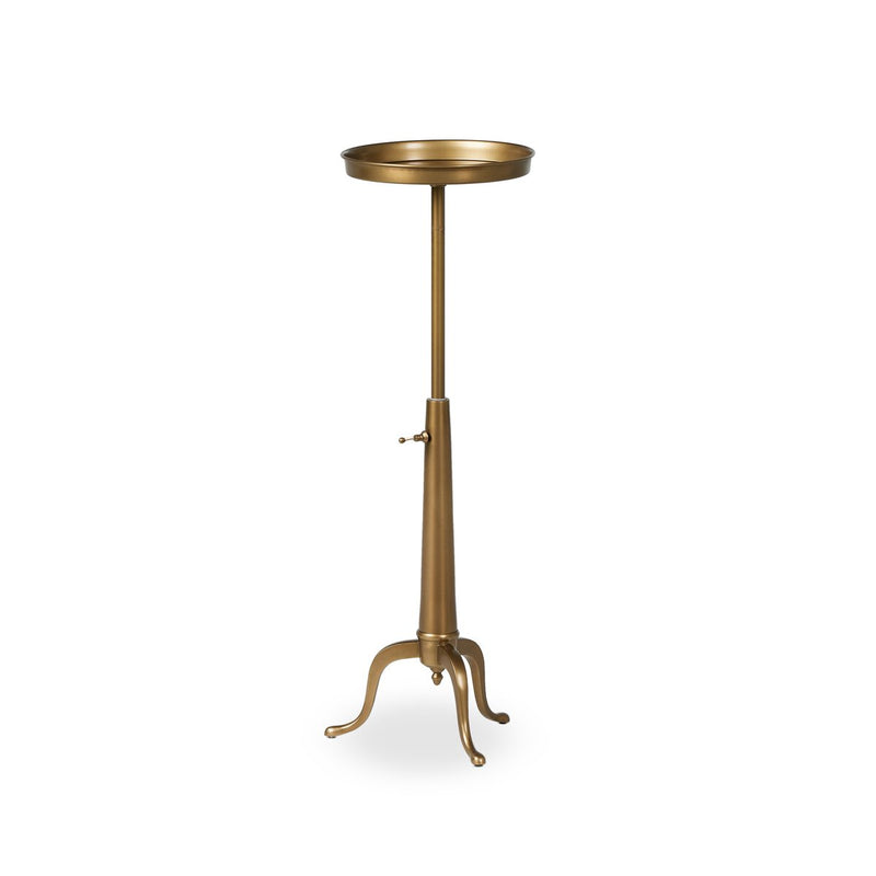 Umi End Table - Dark Matte Brass