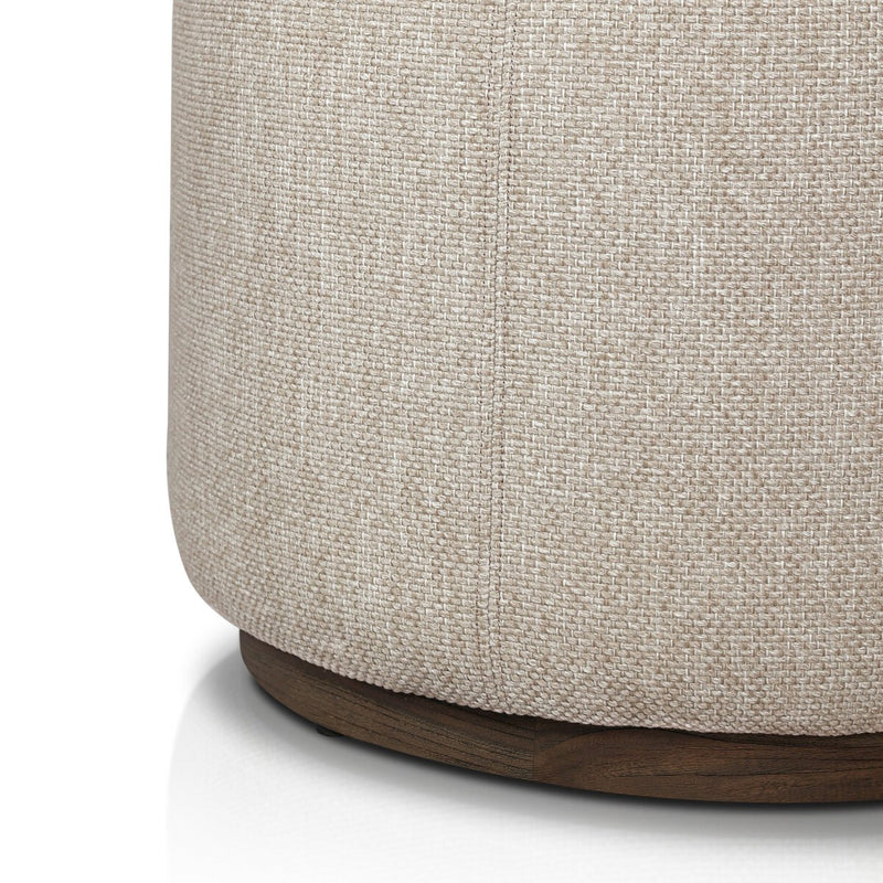Sinclair Outdoor Ottoman - Ramiro Ecru