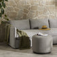 Sinclair Outdoor Ottoman - Hayes Smoke
