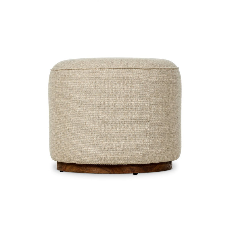 Sinclair Outdoor Ottoman - Hayes Cream