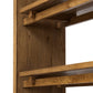 Theodore Bookcase - Rustic Amber Oak Veneer